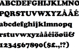 Cooper Black Regular Font
