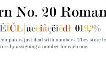 Modern No 20 Font