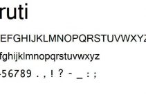 Shruti Font
